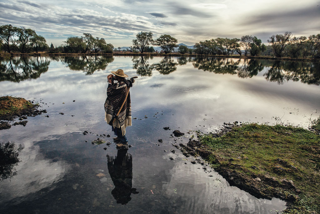 Jesús Cornejo
Coralero en el Ritual del Amanecer del Año Nuevo Purépecha 
Naranja de Tapia, Michoacán
2018